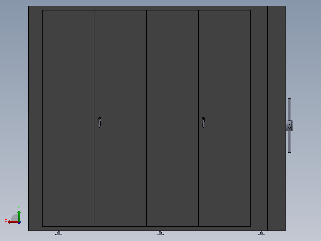 A2004648-动态货架系统后视图
