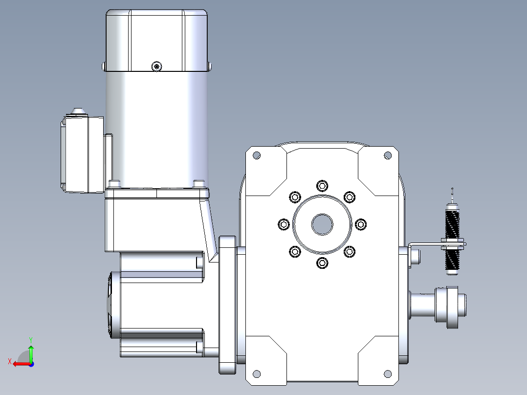 RU70DA意米精密分割器后视图