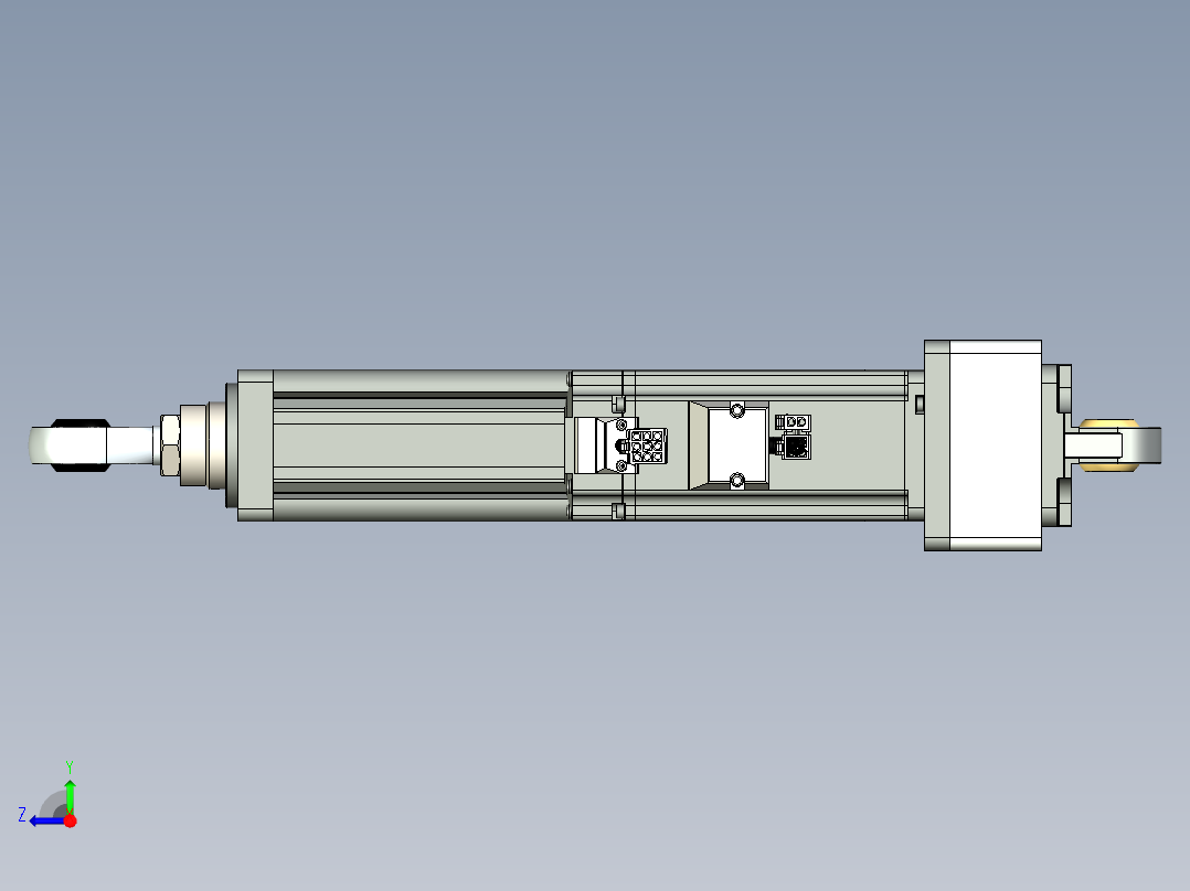 伺服电动缸G-220084右视图