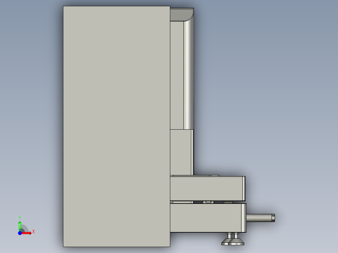 桌面式视觉测量仪前视图