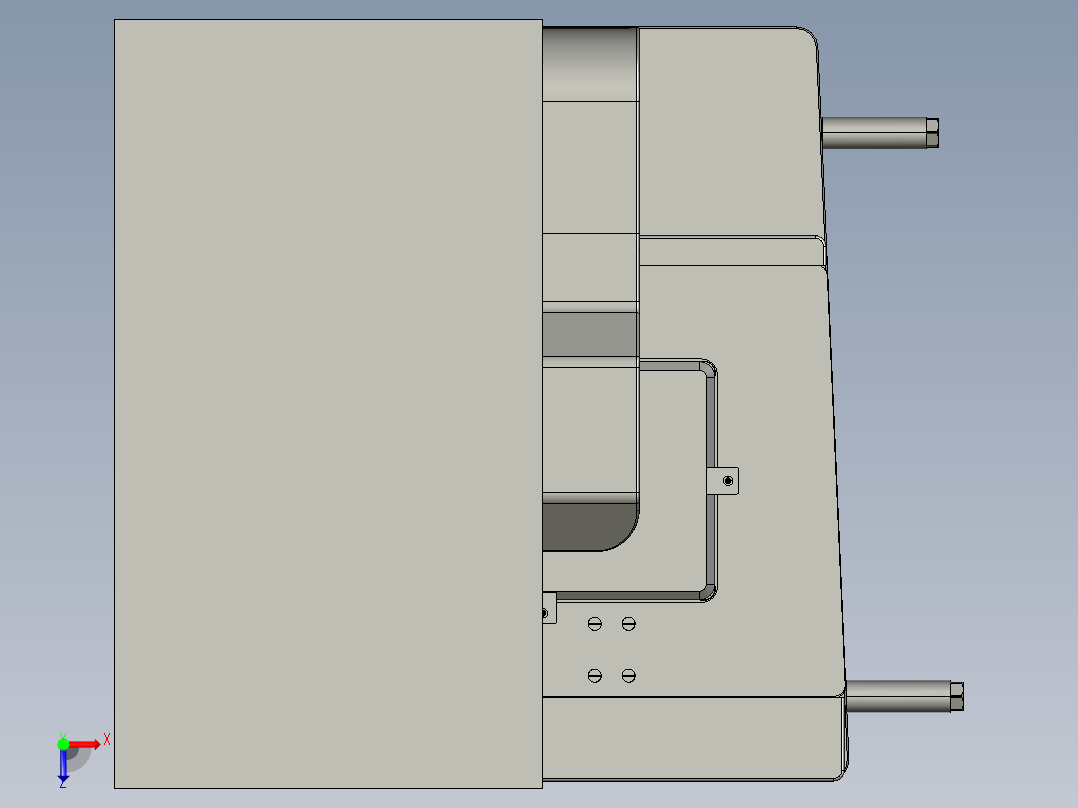 桌面式视觉测量仪俯视图
