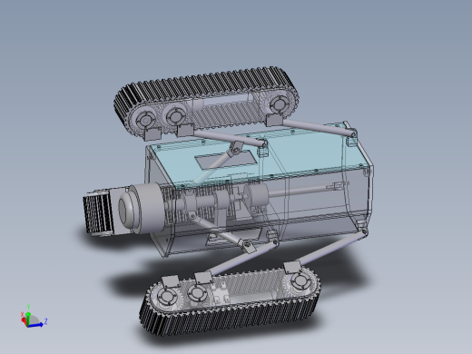 管道机器人结构设计-管道爬行机器人【SW三维建模+CAD图纸+说明】