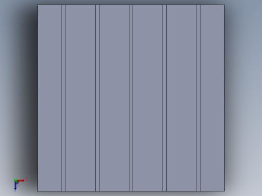 1000x1000 数控机床工作台俯视缩略图
