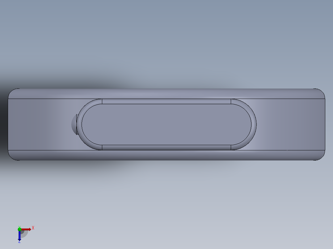 生命侦测手环俯视图