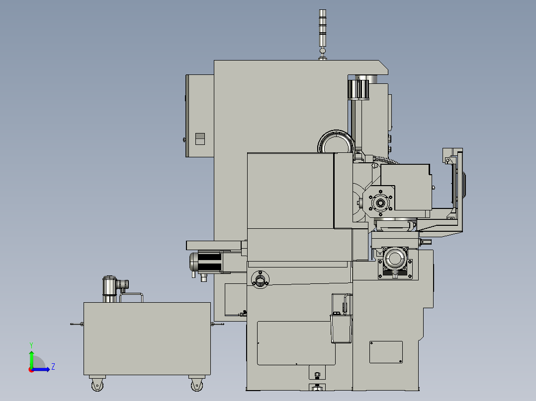 外圆磨床三维设计--395999--15左视图