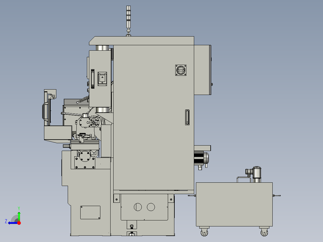 外圆磨床三维设计--395999--15右视图