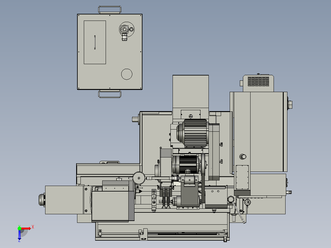 外圆磨床三维设计--395999--15俯视图
