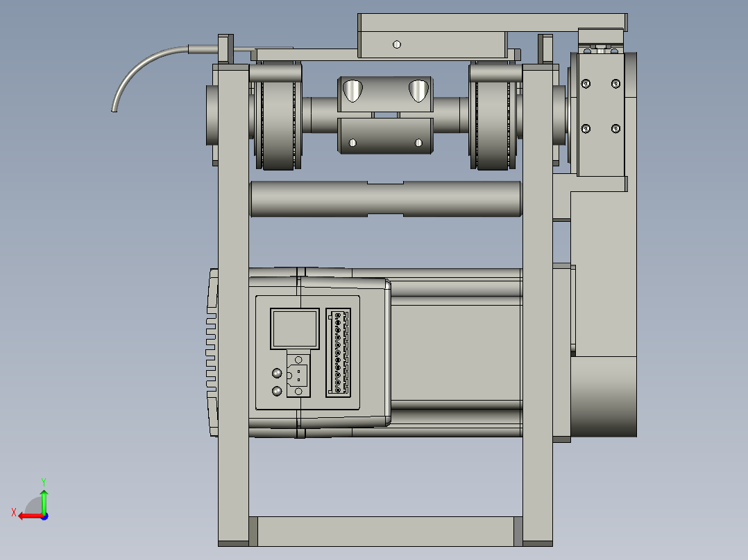 02-00-01进料流水线后视图