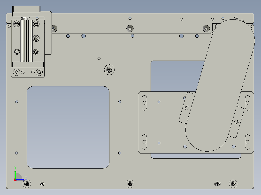 02-00-01进料流水线左视图