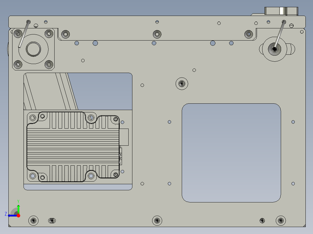 02-00-01进料流水线右视图