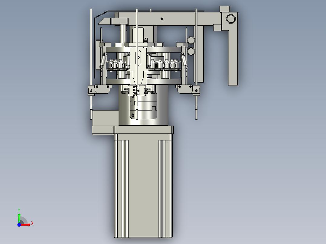 2018SOLIDWORKS1500Z输送线机构前视图