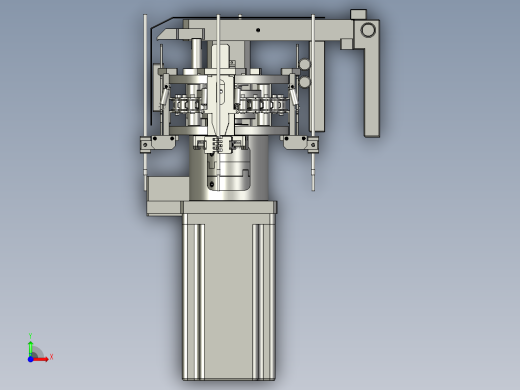 2018SOLIDWORKS1500Z输送线机构前视缩略图