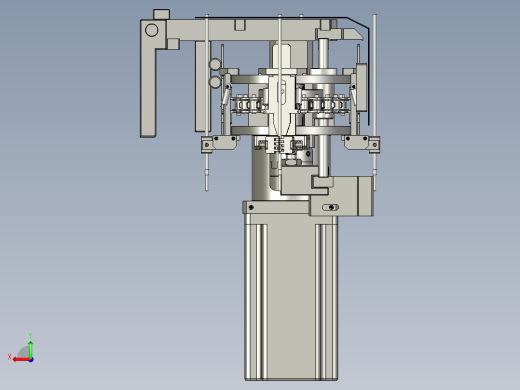 2018SOLIDWORKS1500Z输送线机构后视缩略图