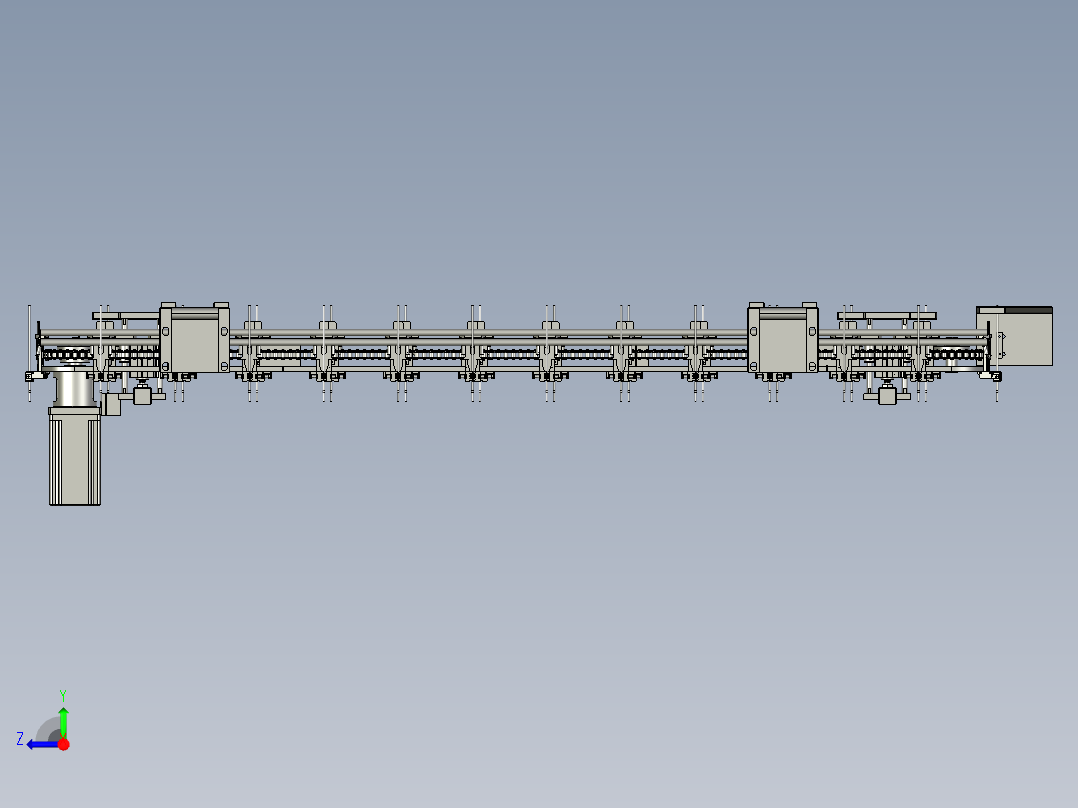 2018SOLIDWORKS1500Z输送线机构右视图