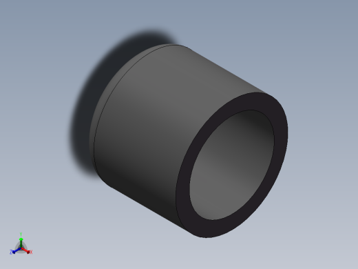 U-PVC CAP DN20正等轴测缩略图