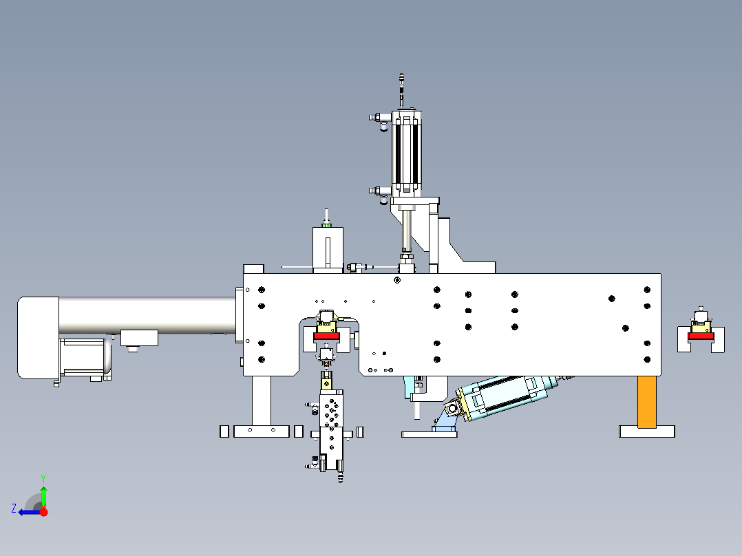 测试保压模组右视图