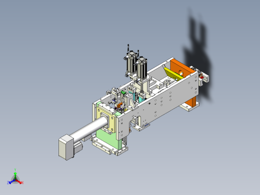 测试保压模组正等轴测缩略图