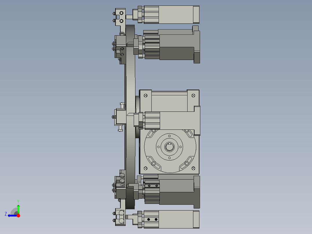 转盘组件右视图
