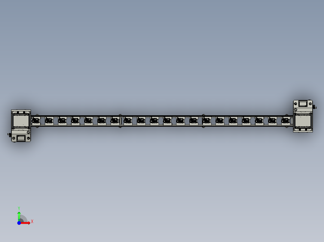 回流线组件2前视图