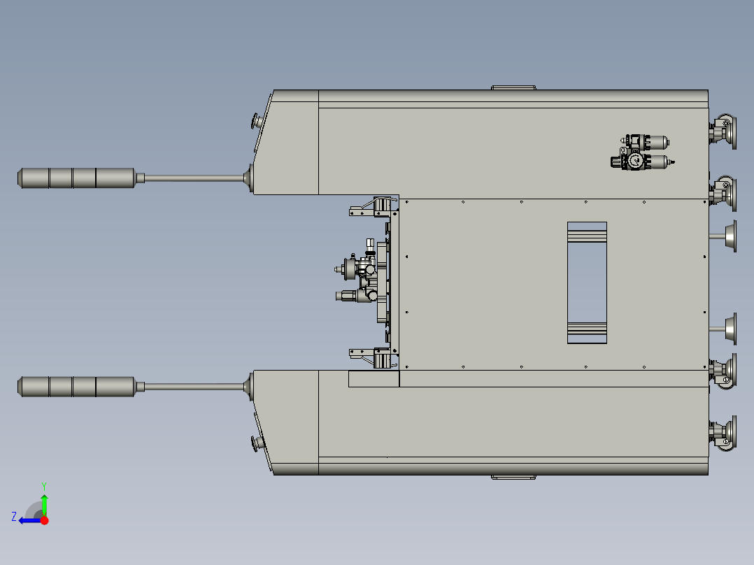 回流线组件2右视图