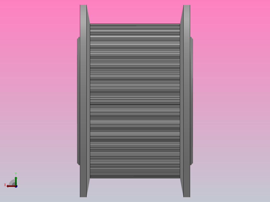 标准型梯形齿同步带轮MXL型_SMXLHC-38-050-dc8-A后视图