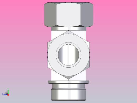 L外螺纹螺柱弯头LE30SRCF右视缩略图