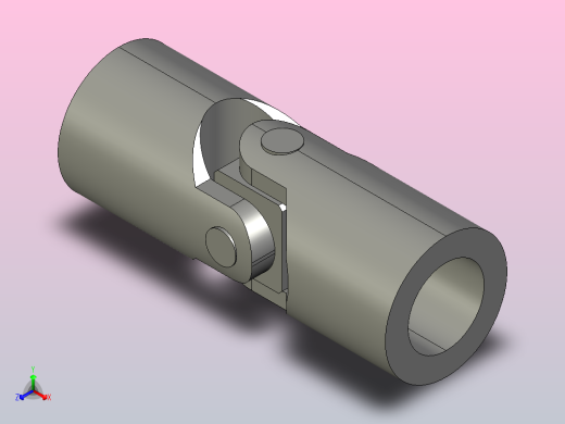 GN 9080 万向节[GN_9080-32-B20-EG]正等轴测缩略图