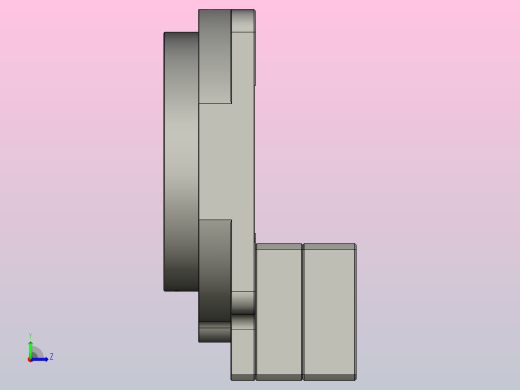 HRG200-18速比-(HRG200-10-II-06 过渡法兰)-(配90行星减速机)-(19-80-100-M6)中空旋转平台 HRG200-18左视缩略图