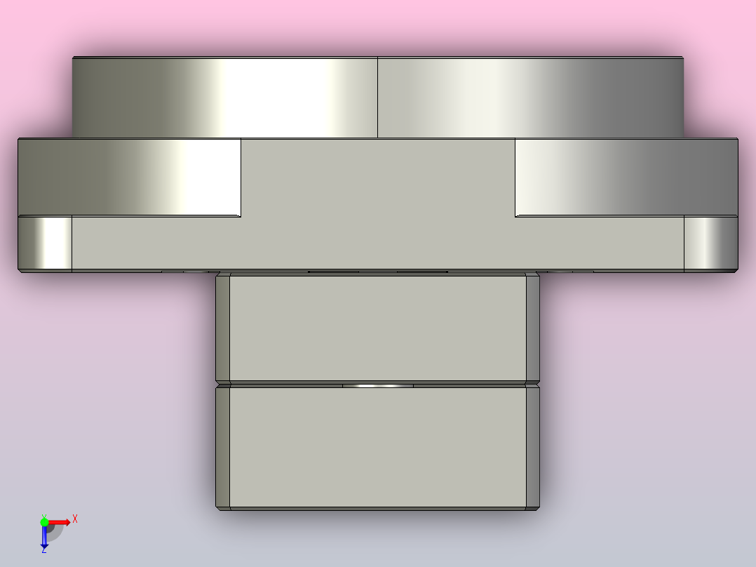 HRG200-18速比-(HRG200-10-II-06 过渡法兰)-(配90行星减速机)-(19-80-100-M6)中空旋转平台 HRG200-18俯视图