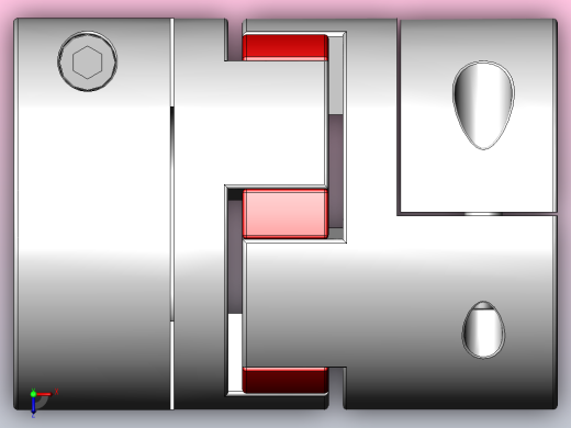 LK17系列 夹紧螺丝固定型梅花联轴器[LK17-C82]俯视缩略图