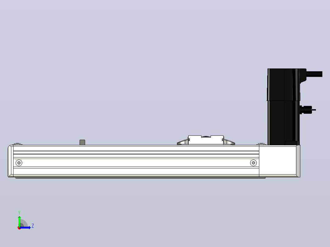 ECB5-150-BW-M10直线模组左视图