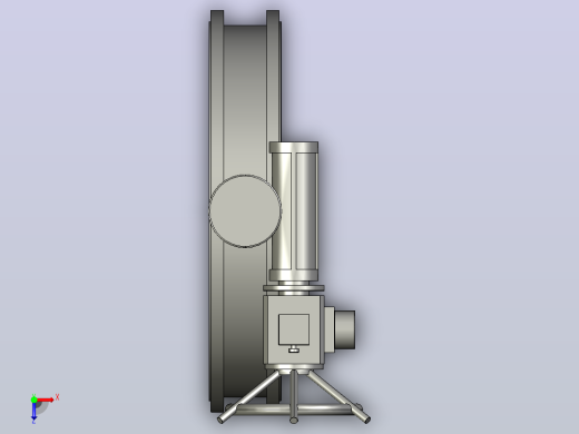 通风调节蝶阀[BG390B-DN1600(0.05-0.1Mpa)]俯视缩略图