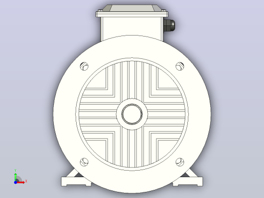 YVF2系列电机B35安装(63～180L)[YVF2-160L-4P-15kW-B35]前视缩略图