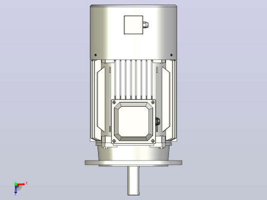 YVF2系列电机B35安装(63～180L)[YVF2-160L-4P-15kW-B35]俯视缩略图