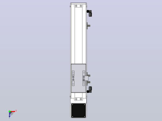 SCM6-200-BW-A57M滚珠花健、支撑座、滚珠丝杠、交叉导轨、直线模组俯视缩略图