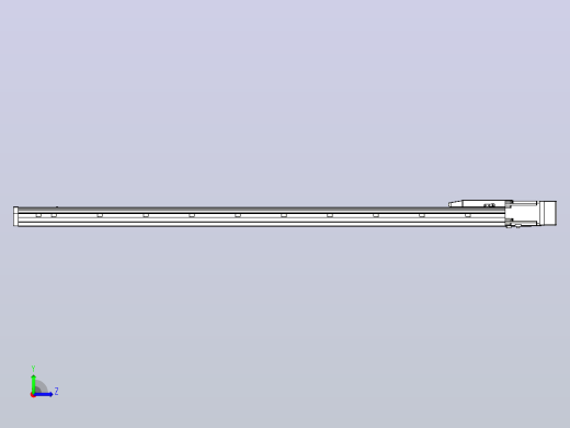 滚珠丝杠直线轴内置导轨TPA-GCR-170-2510C-L1400-MR-M75-N3左视缩略图