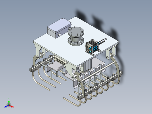 重型袋夹持器正等轴测缩略图