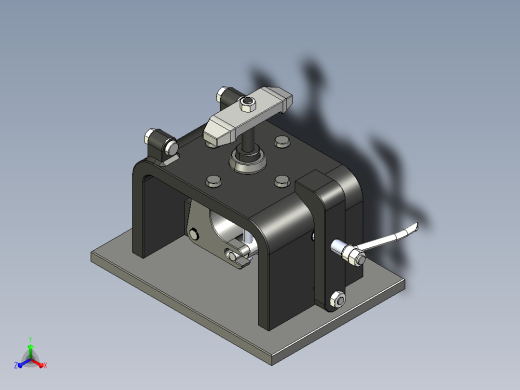 组合式夹紧器夹具3D图纸 STEP IGS格式
