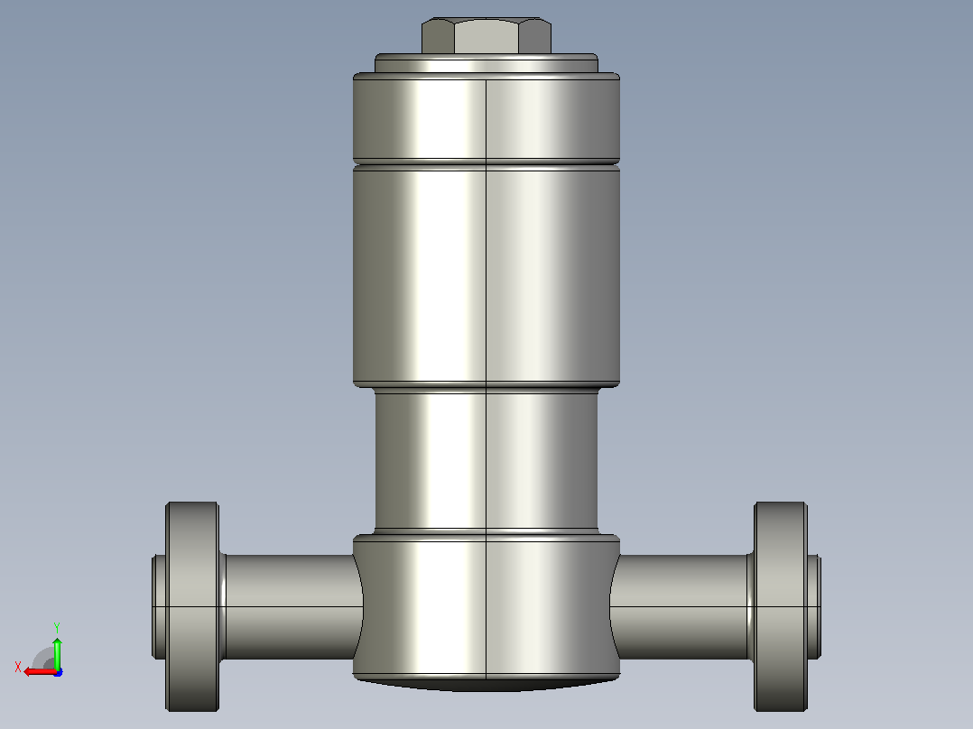 1500Lb.PN25 [DN8]止回阀后视图