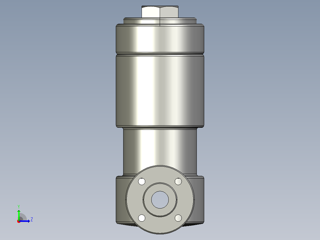 1500Lb.PN25 [DN8]止回阀左视图