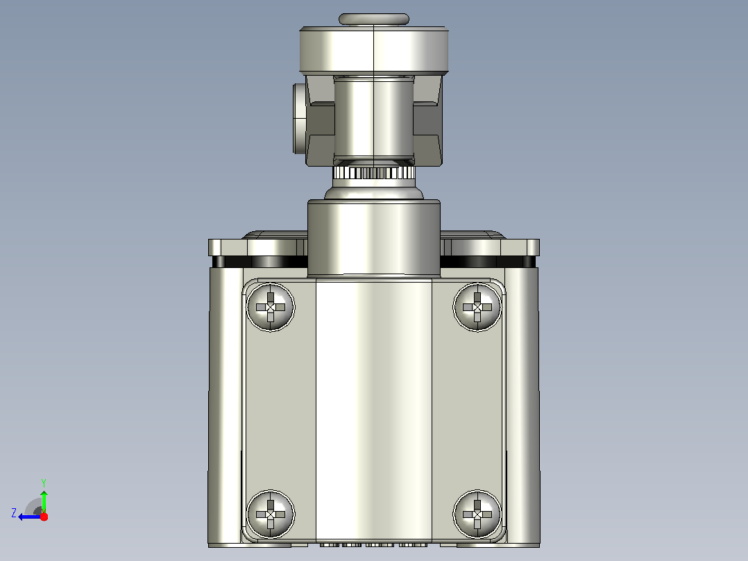 YBLX-K3_20S_B防水接头行程开关三维模型202111右视图