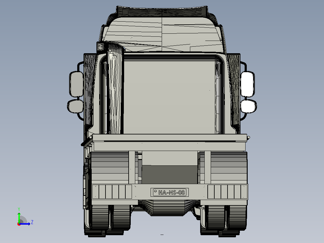 DAF CF(带平板拖车)卡车左视图