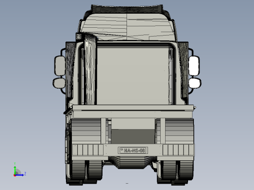 DAF CF(带平板拖车)卡车左视缩略图