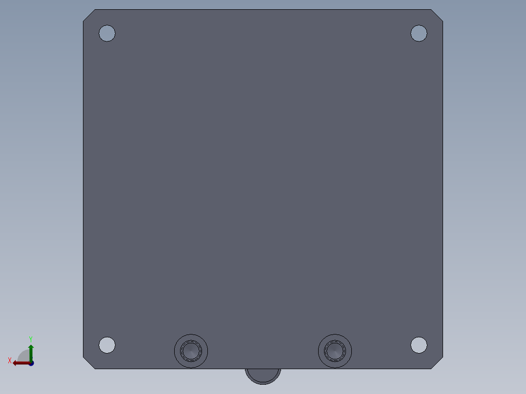 喷气管总成封15压盖工装1后视图