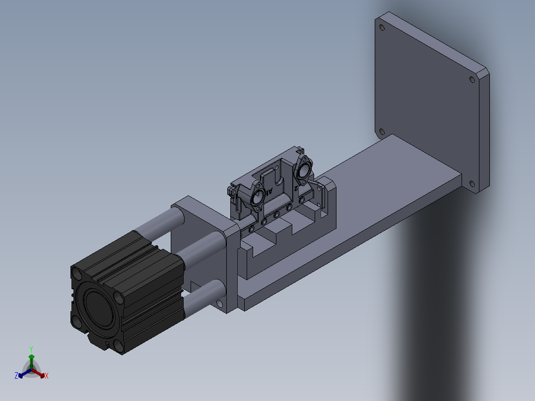 喷气管总成封15压盖工装1正等轴测图