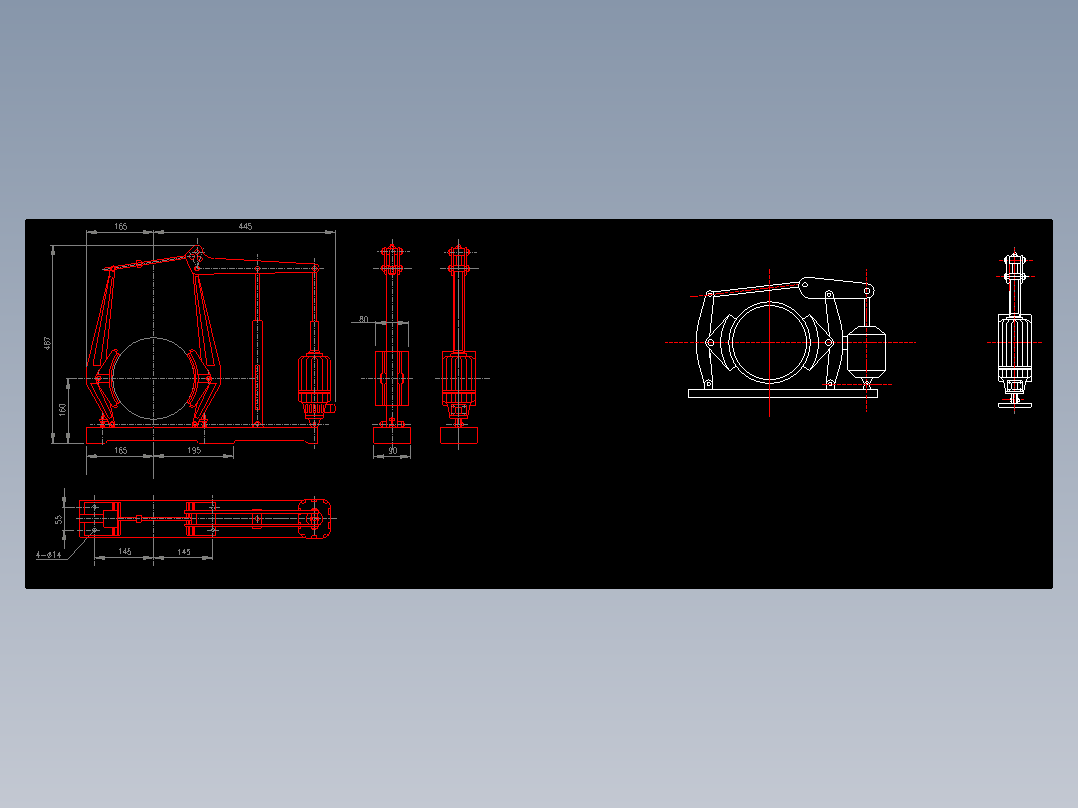 YWZ系列制动器外形图（共17张图）