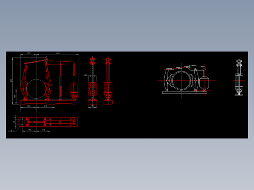 YWZ系列制动器外形图（共17张图）