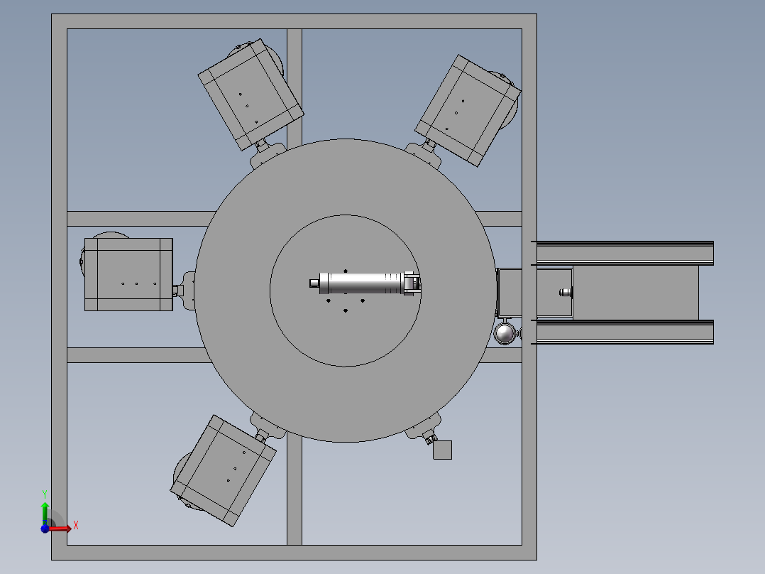线圈焊接自动化前视图