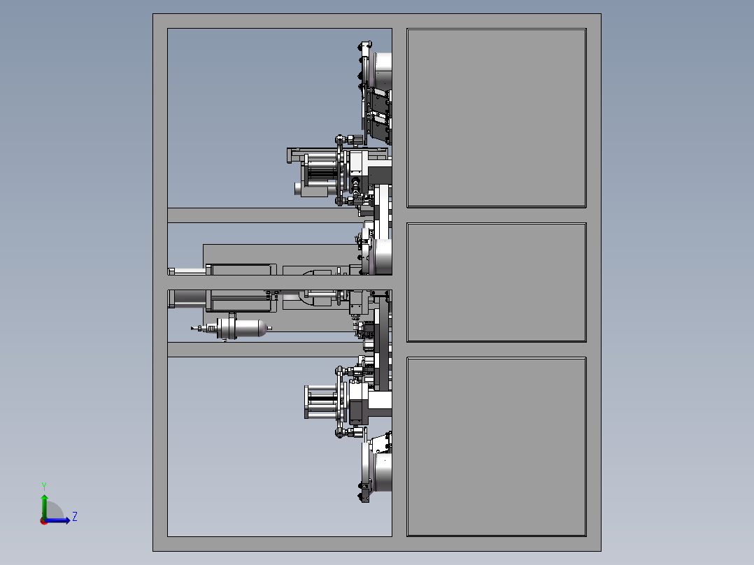 线圈焊接自动化左视图
