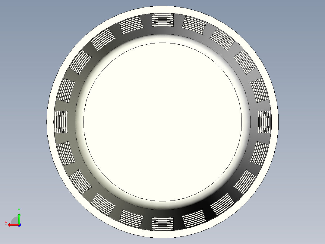 塑料垃圾桶设计后视图